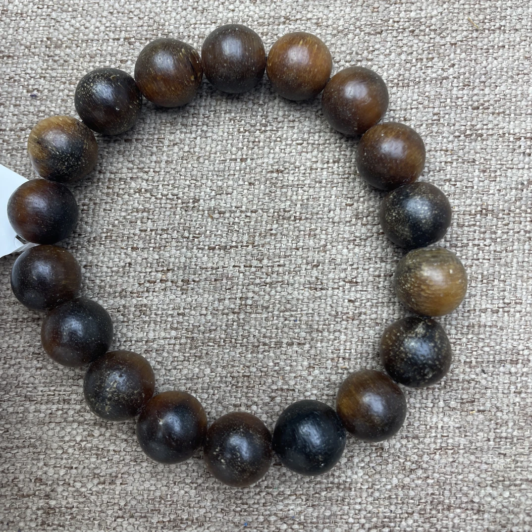 沉香木作文玩手链 36号