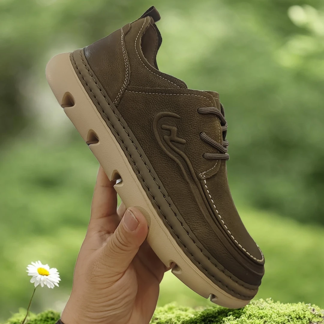 BLHS9698高端男士真皮休闲鞋，鞋底柔软皮子好，按皮鞋尺码购买