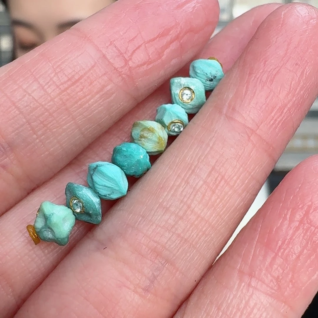 绿松石珠宝奇石未镶嵌