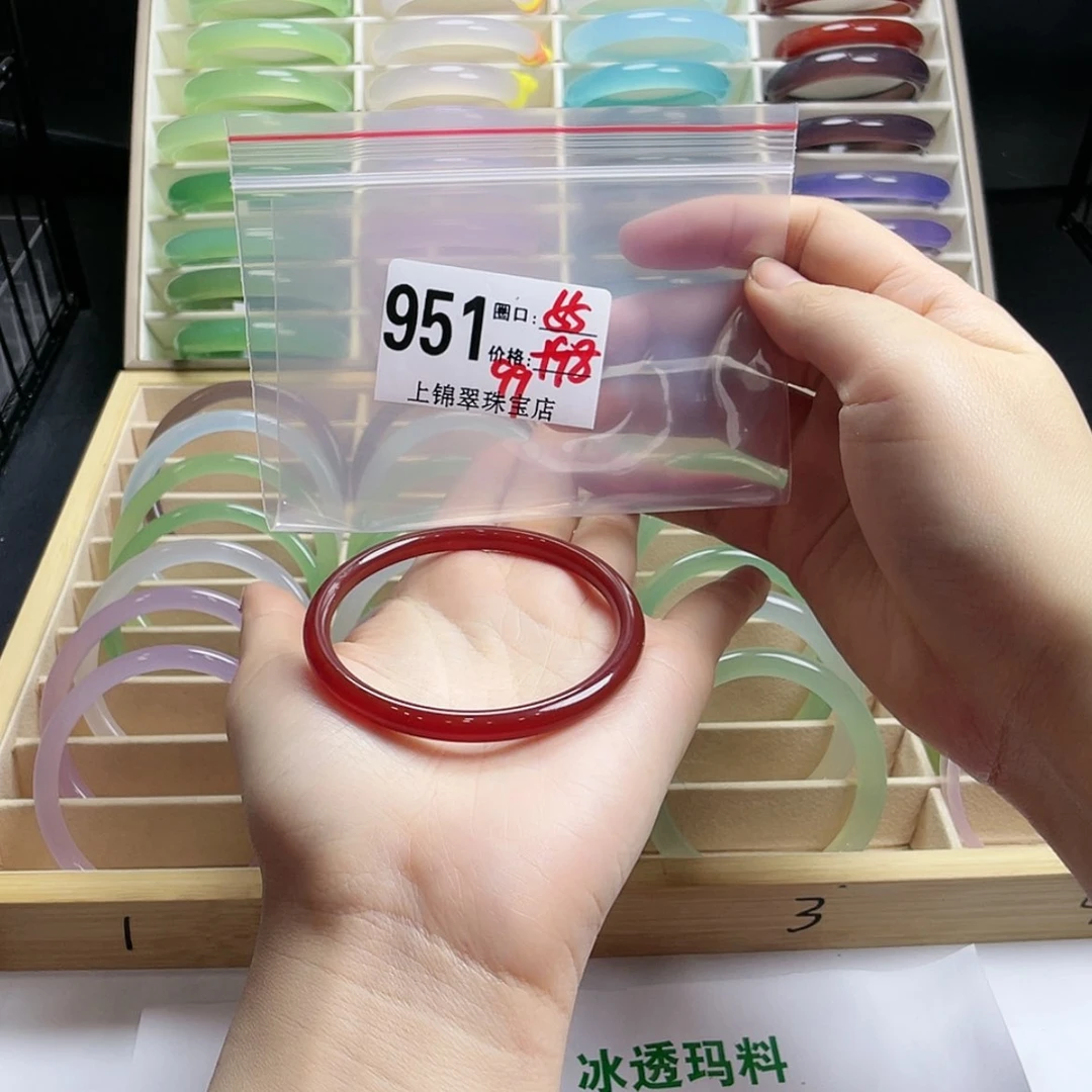 【闪购商品】玛瑙/玉髓手镯未镶嵌源*