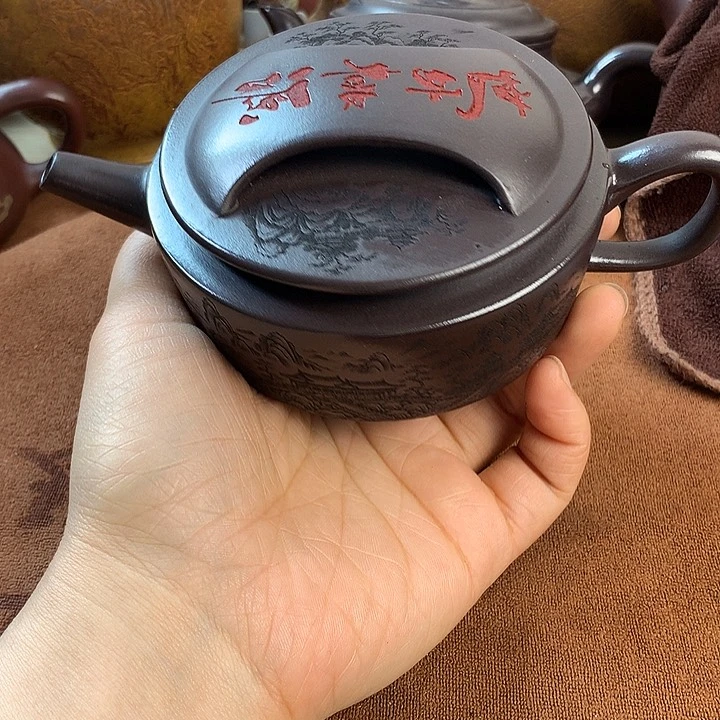 茶壶紫砂紫砂微瑕