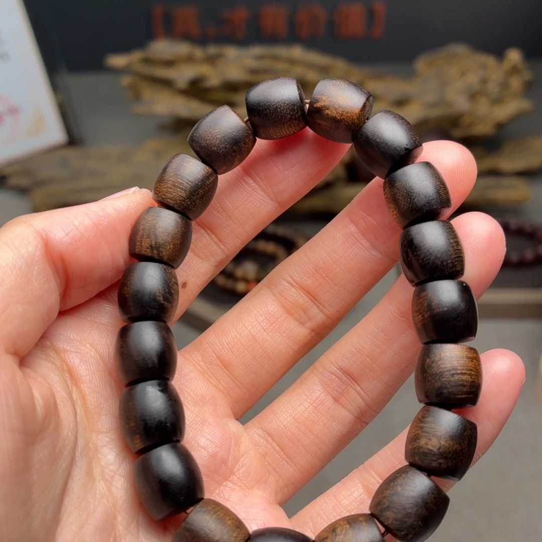 手串沉香越南芽庄紫棋楠瘤疤1.0