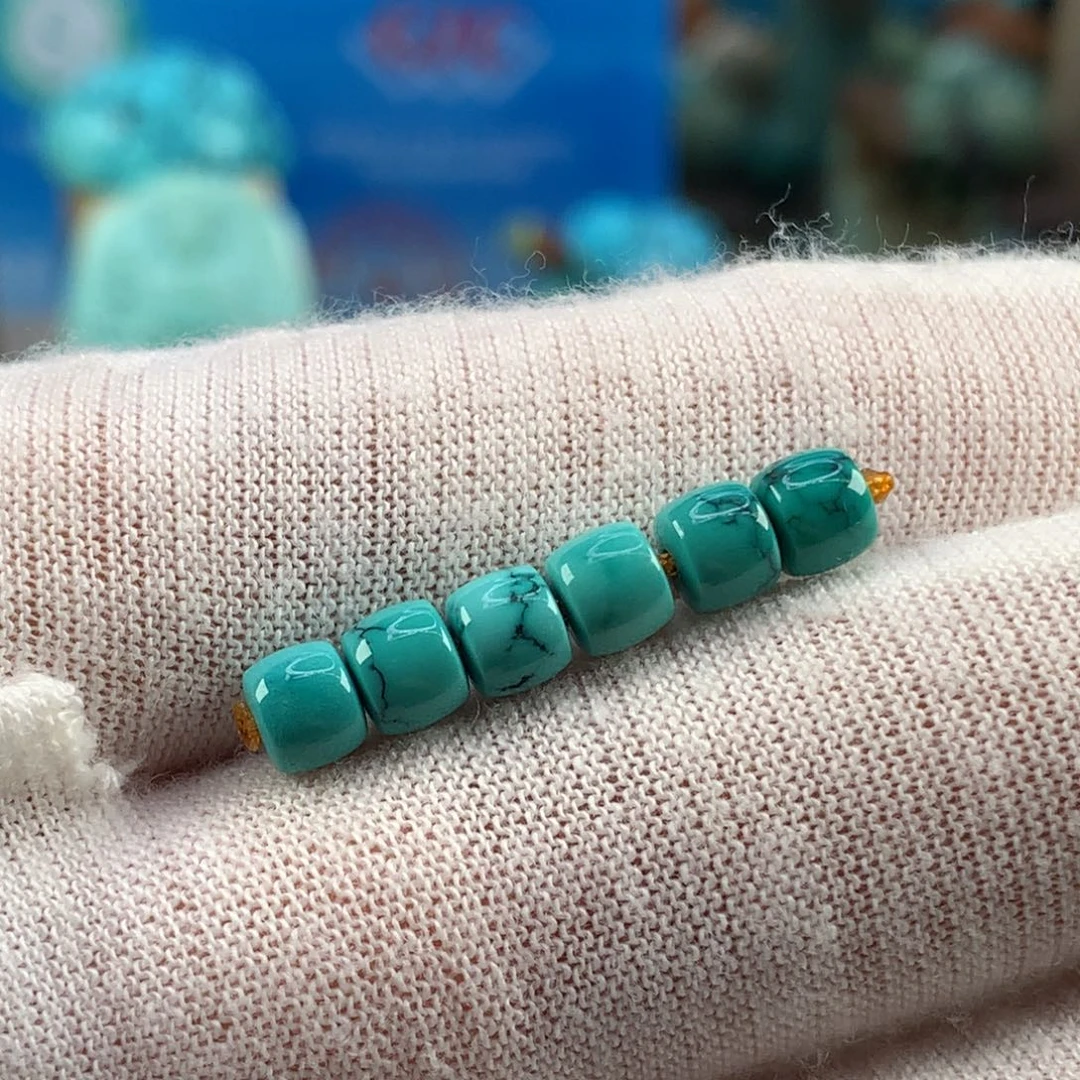 绿松石未镶嵌珠宝奇石5毫米