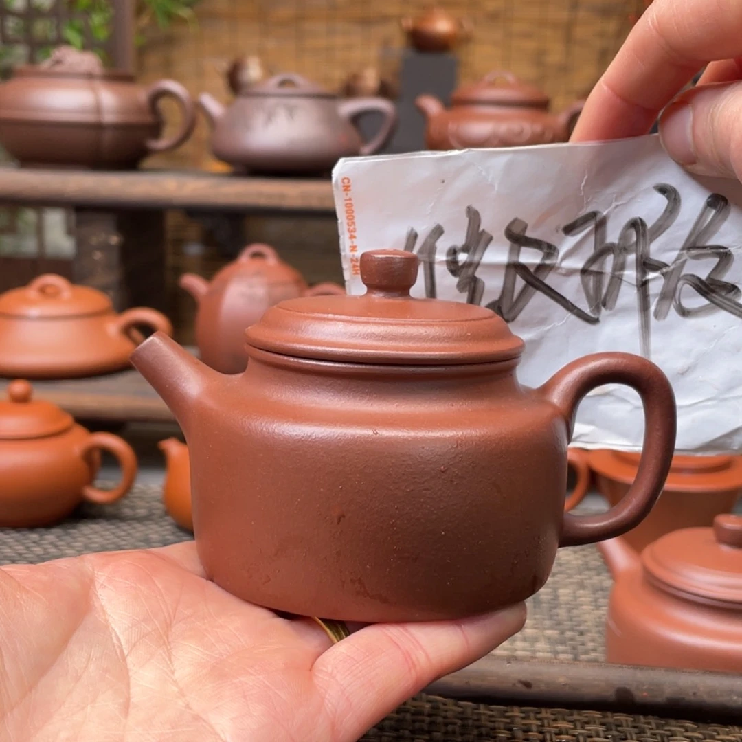 紫砂茶壶宜兴原矿紫砂手工制微瑕170