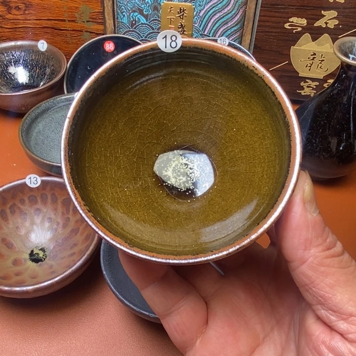 茶盏建盏龙窑柴烧的5566