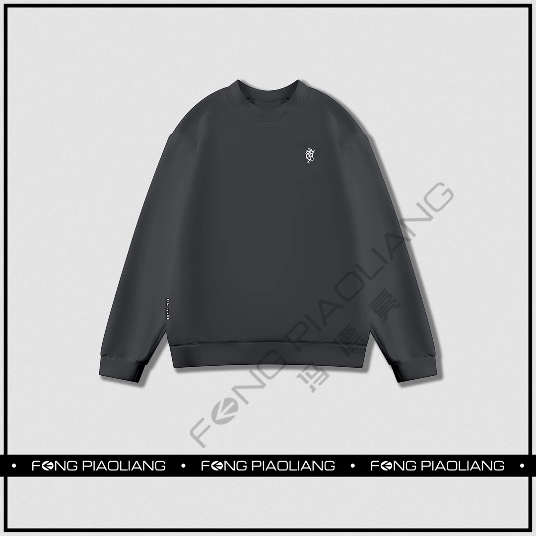 【火柴人90鹅绒长袖卫衣】3380冬季简约时尚百搭流行保暖抗菌情侣款