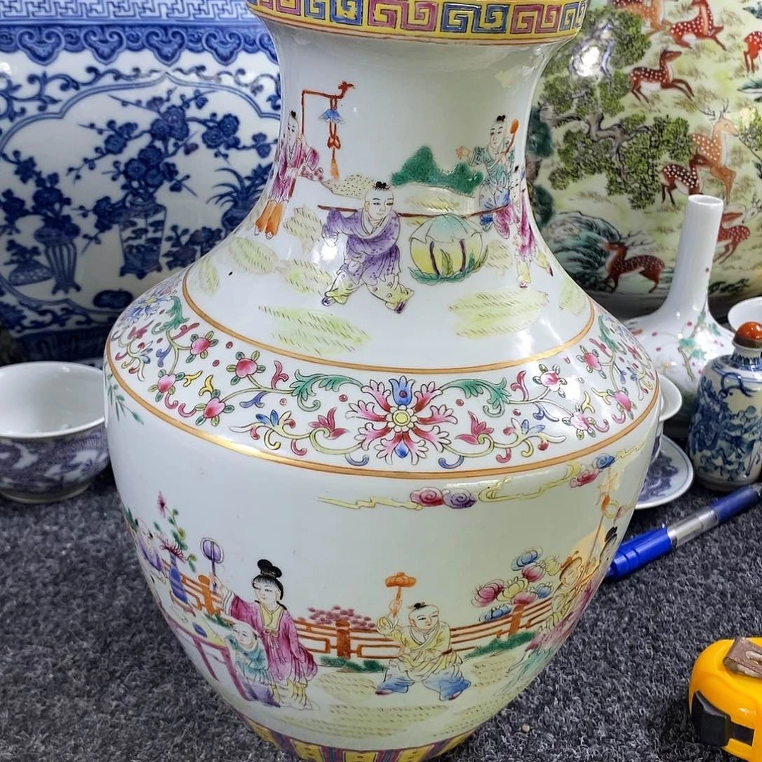 手工手绘陶瓷摆件工艺品