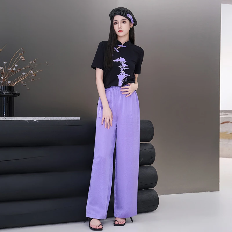 【小北专属】休闲简约中腰长裤842633