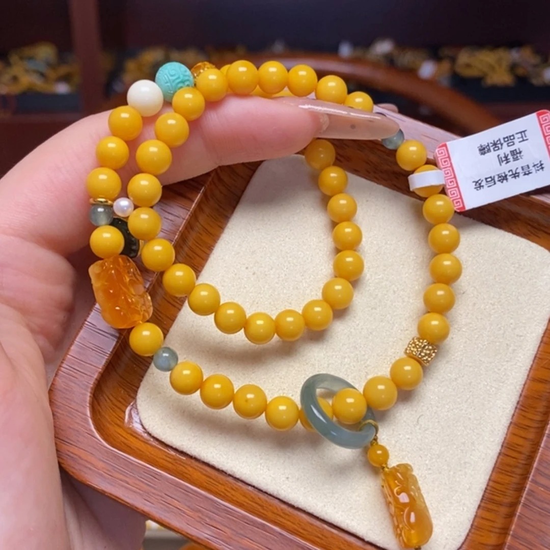 【闪购商品】蜜蜡手链未镶嵌手串