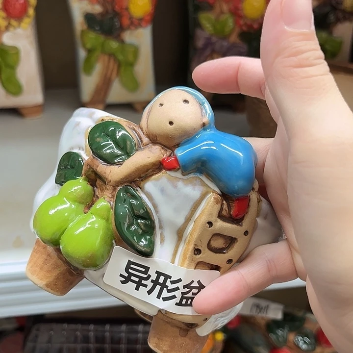 紫砂花盆粗陶材质多肉花盆