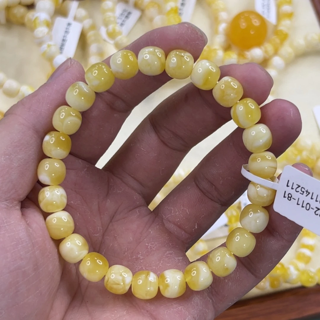 蜜蜡未镶嵌珠宝奇石8.5mm