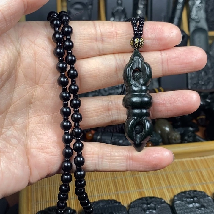 和田玉（青玉）未镶嵌颈饰