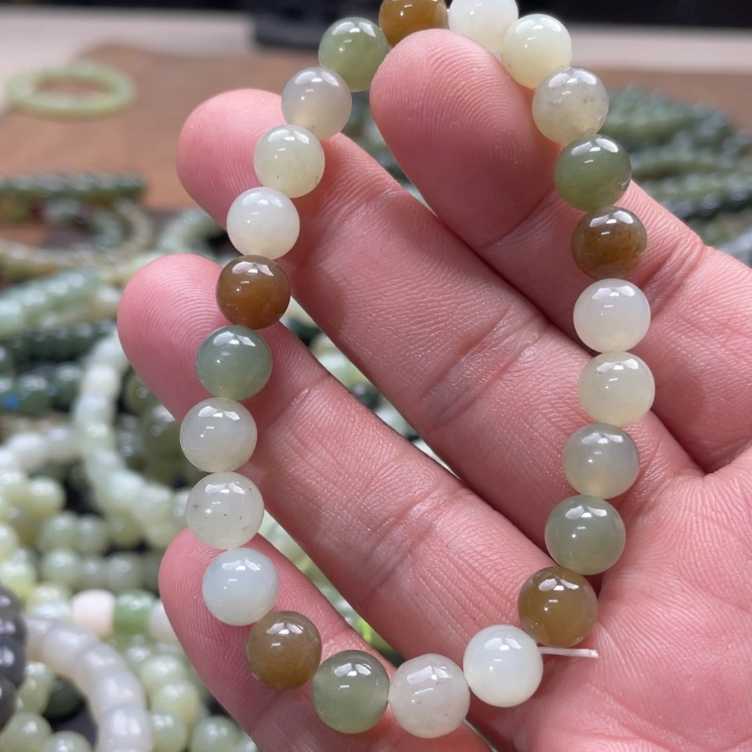 和田玉手链未镶嵌