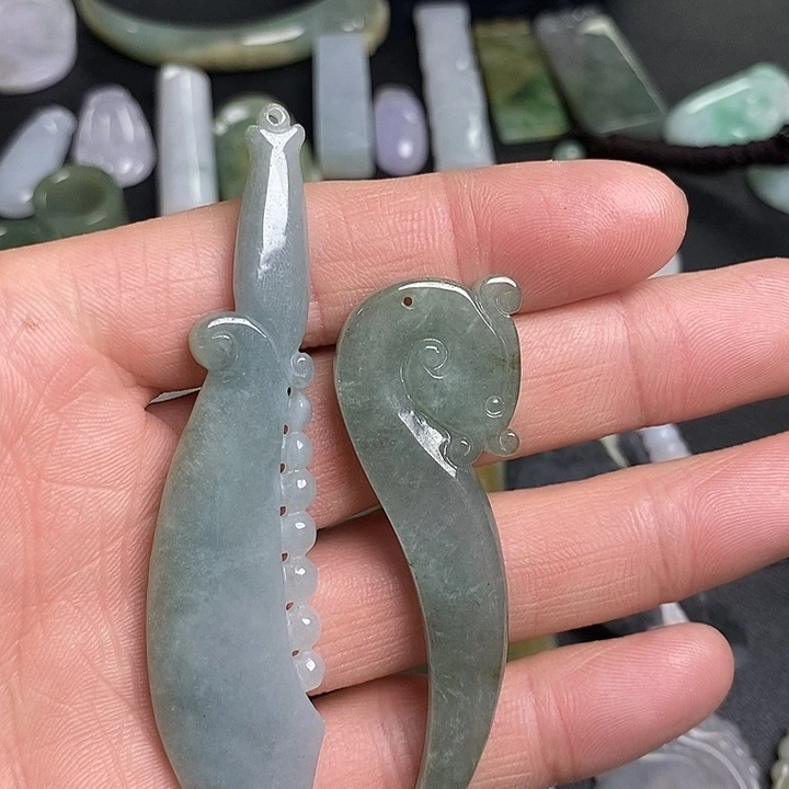 翡翠未镶嵌颈饰天然翡翠31