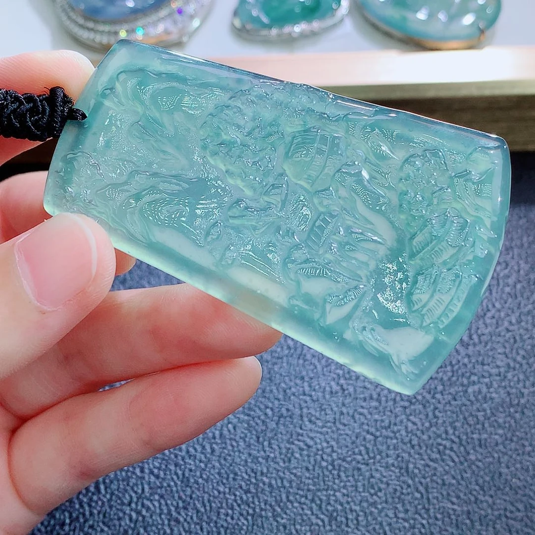 颈饰未镶嵌翡翠翡翠