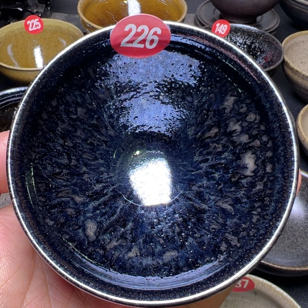 茶盏叶明龙窑柴烧茶盏