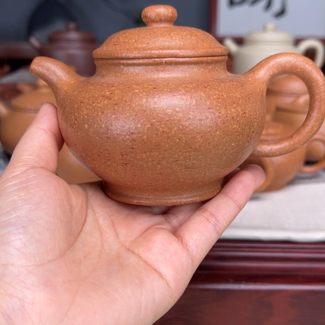紫砂茶壶梨皮黄的300