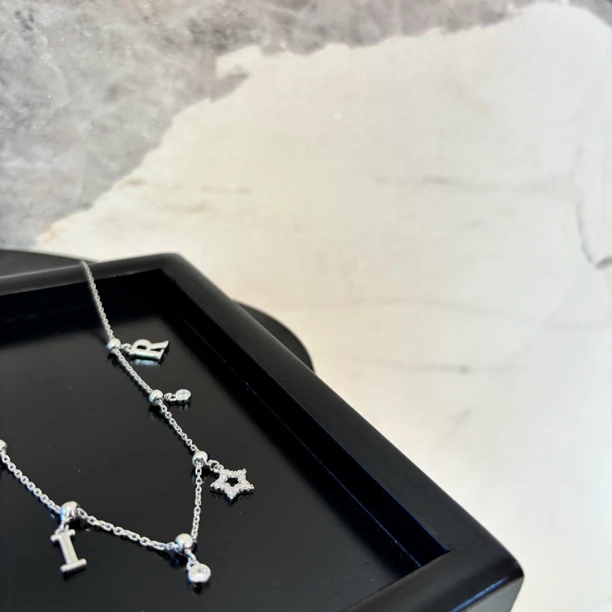 铜合金项链 字母星星项链XL3213