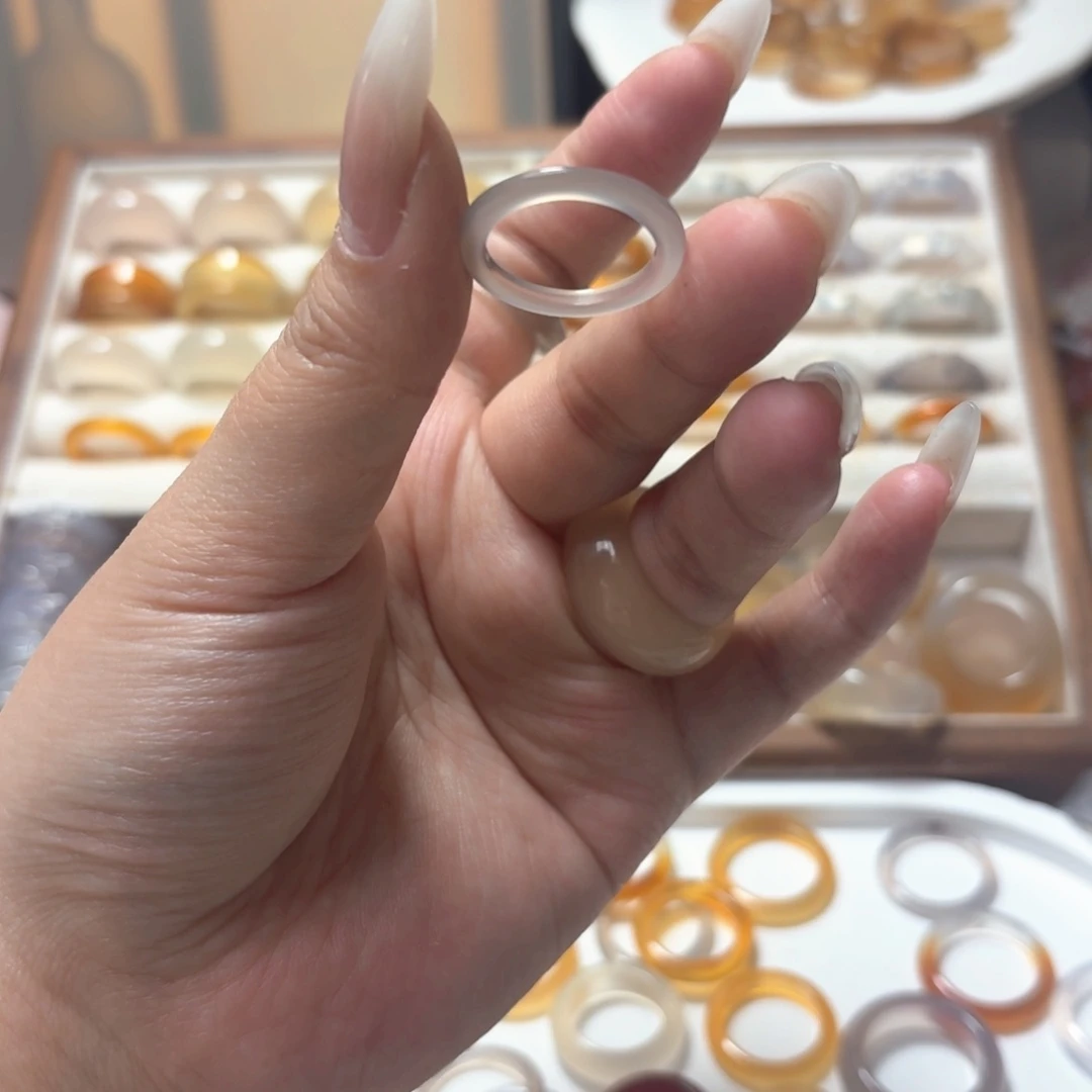 合金戒指玛瑙/玉髓292港14