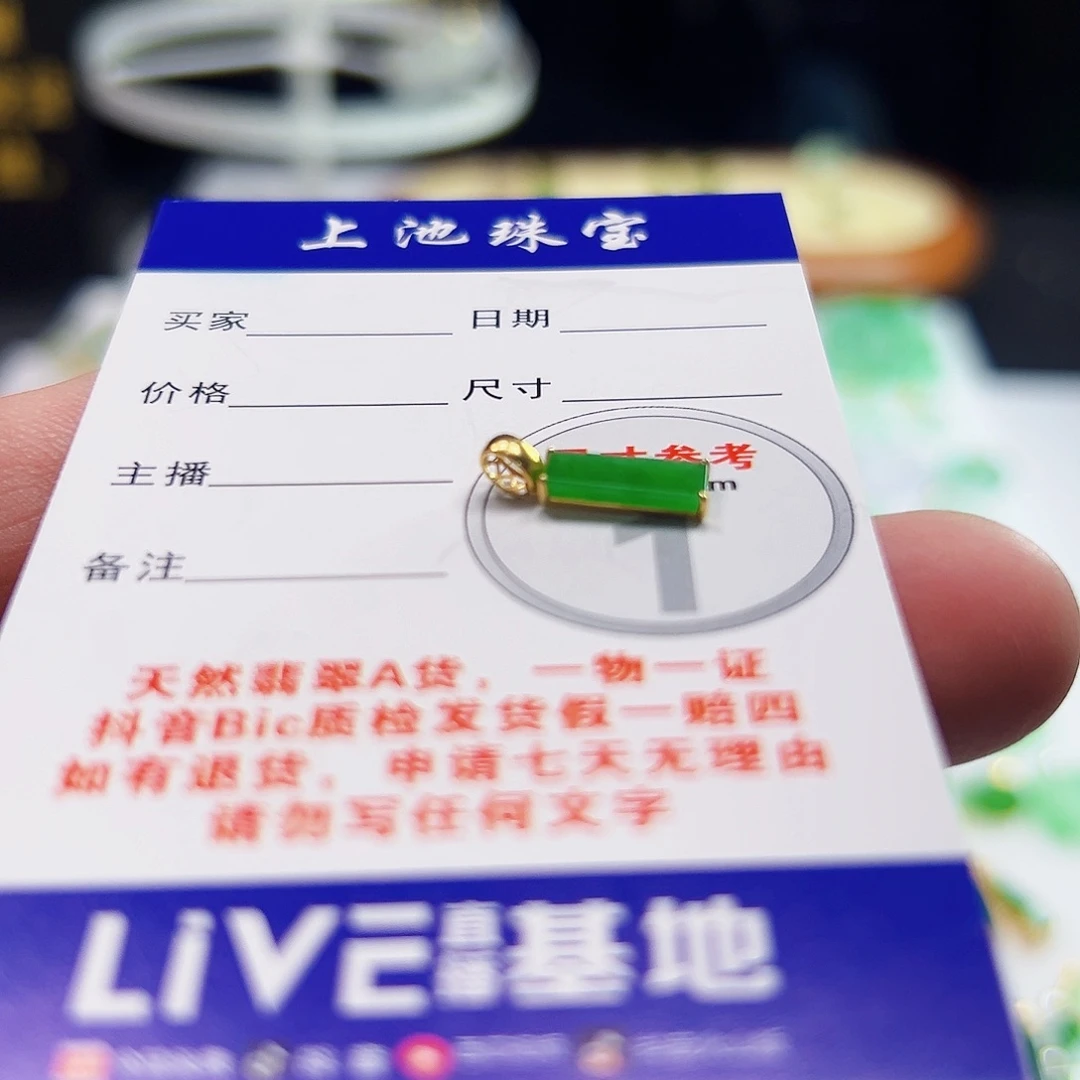 翡翠18K金镶嵌颈饰翡翠