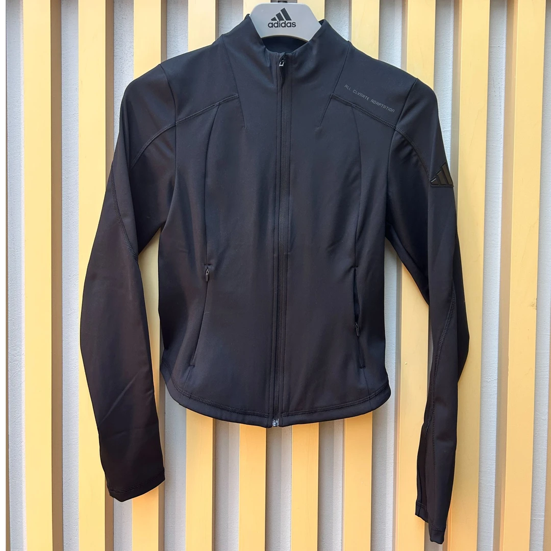 adidas/阿迪达斯黑色户外运动休闲百搭舒适外套JM8868