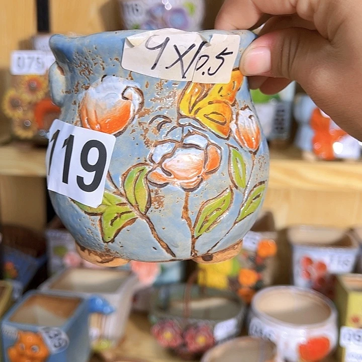 陶瓷多肉花盆15包邮