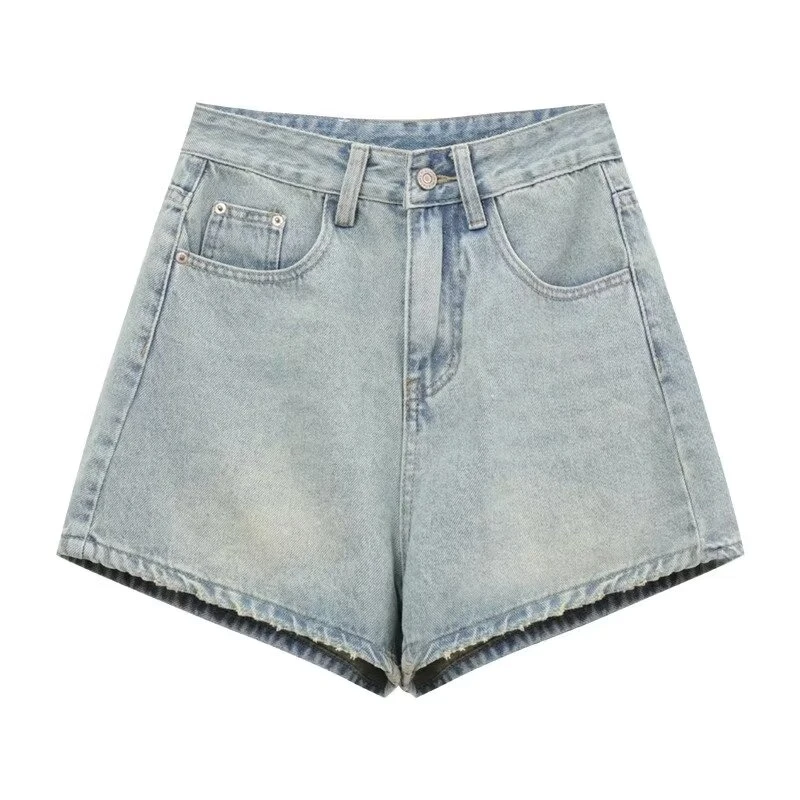 【直播间选款】牛仔短裤短裙夏季百搭高腰复古孤品微瑕