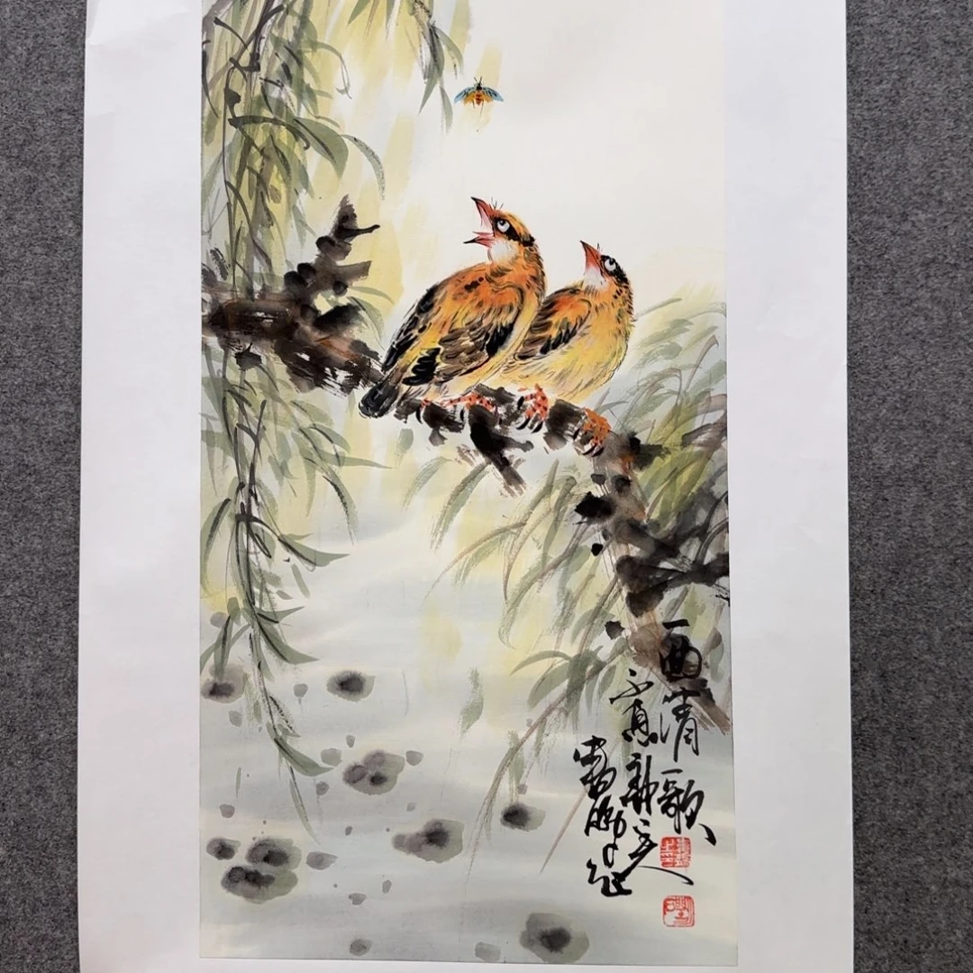 国画娄鹏老师手绘作品
