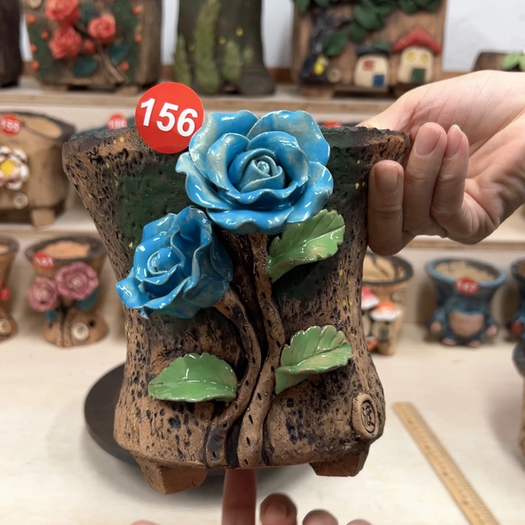 花盆紫砂156号内口15外高16