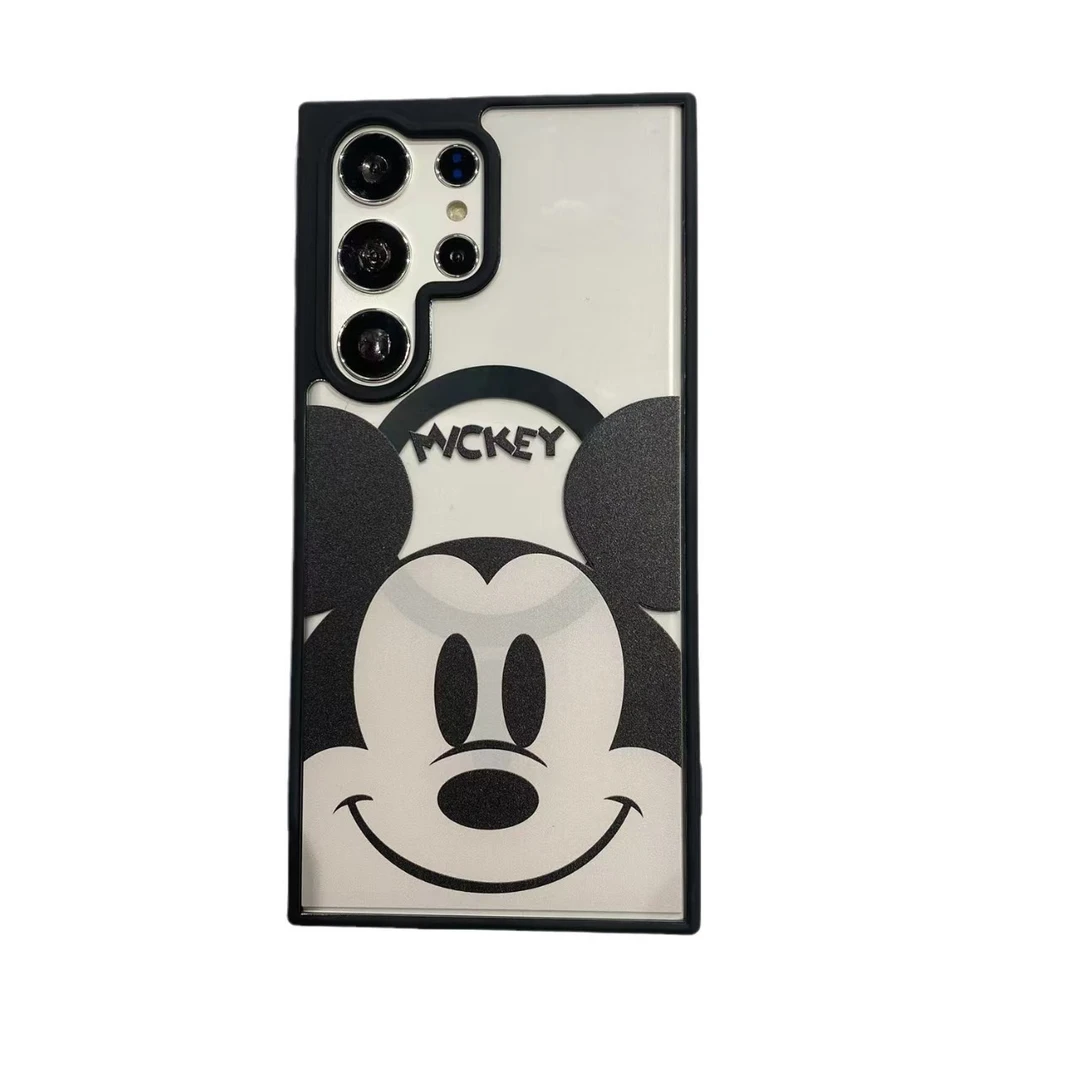 日韩可爱米奇手机壳磁吸支撑适用多款机型