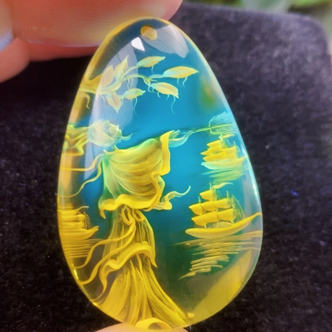 【闪购商品】金珀吊坠(不含链)未镶嵌
