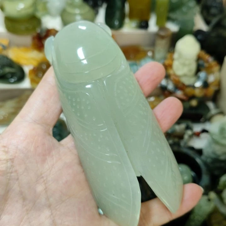岫玉未镶嵌手把件款式