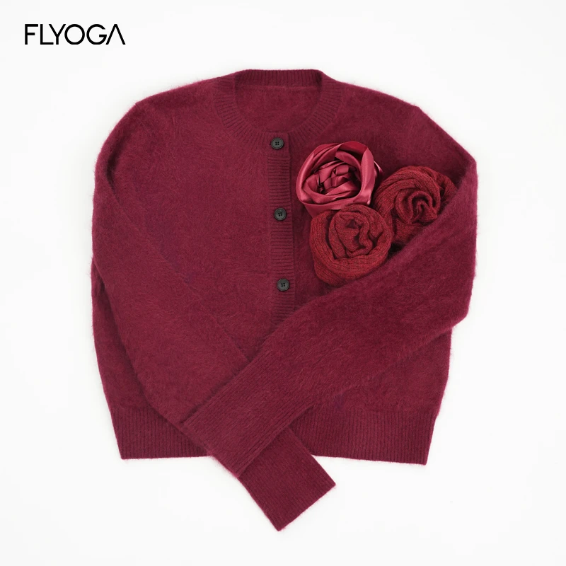 FLYOLGA 飞蓝瑜伽普拉提背心羊绒开衫53616