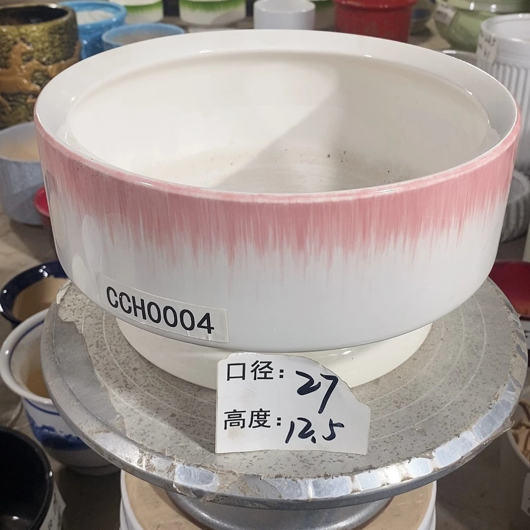 【闪购商品】陶瓷微瑕花盆-CCH004-1个大号