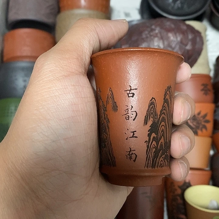 紫砂茶杯瑕疵不退不换