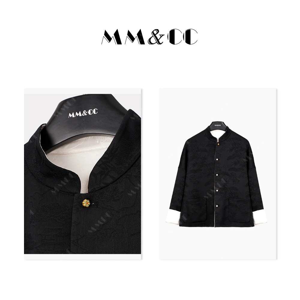 仫赐【温婉】新中式国风上衣女外套F9069