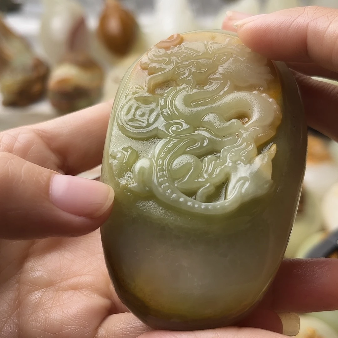 石材古青石不退换龙微瑕