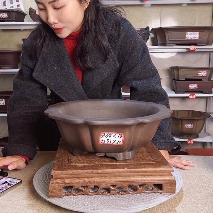 紫砂花盆紫砂花盆