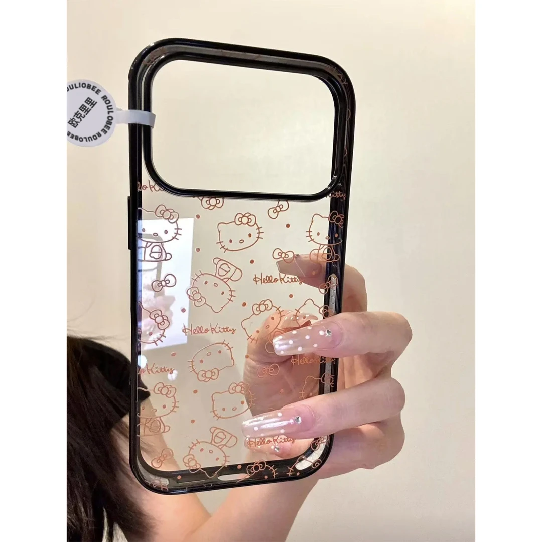 BANCA极简线条Kitty适用苹果16/17promax手机壳iPhone15/14/1312