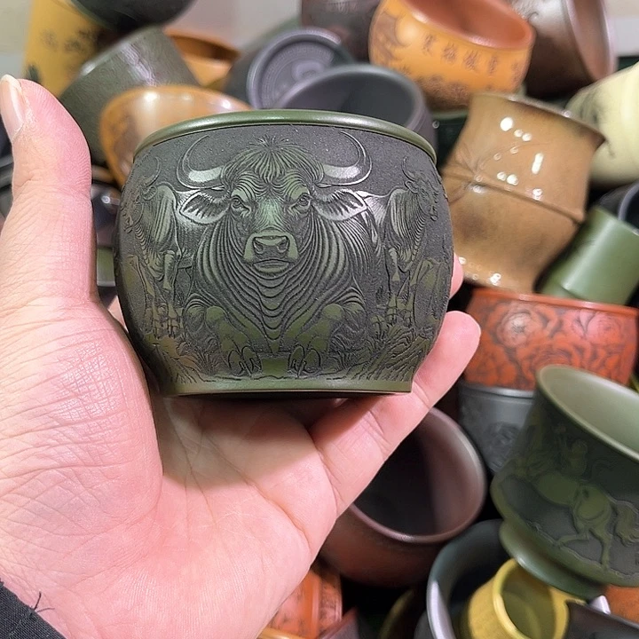 茶杯紫砂全手工紫砂主任杯