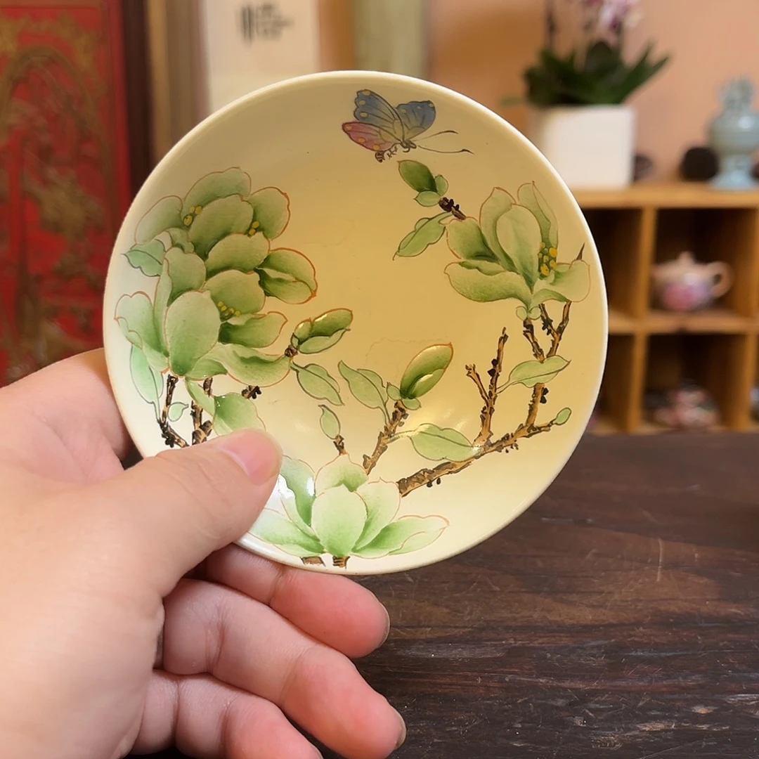 柴烧手工手绘陶瓷