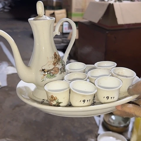 瓷片北****华国营厂库存微瑕