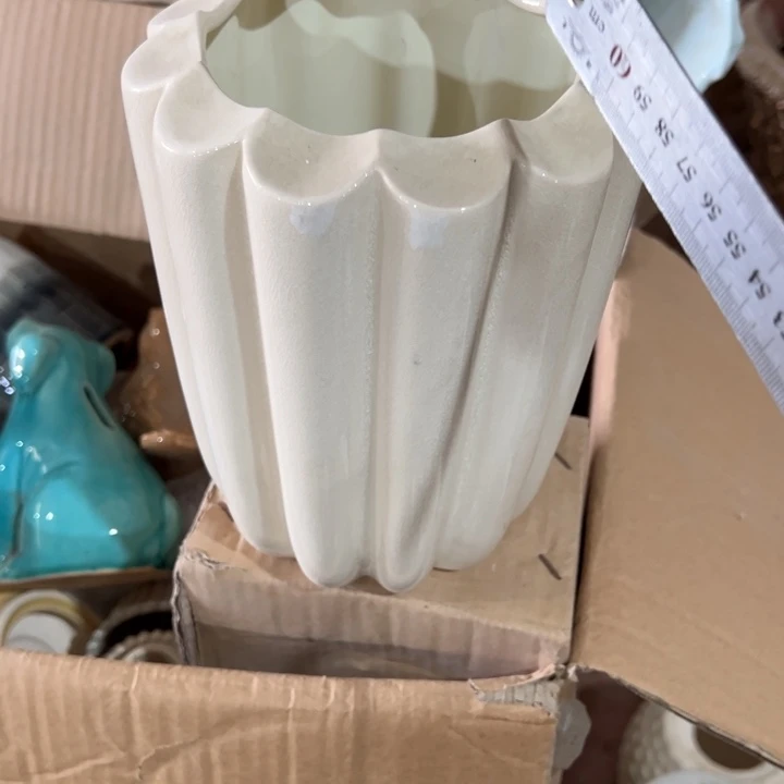 陶瓷花瓶摆件外贸出口微瑕捡漏