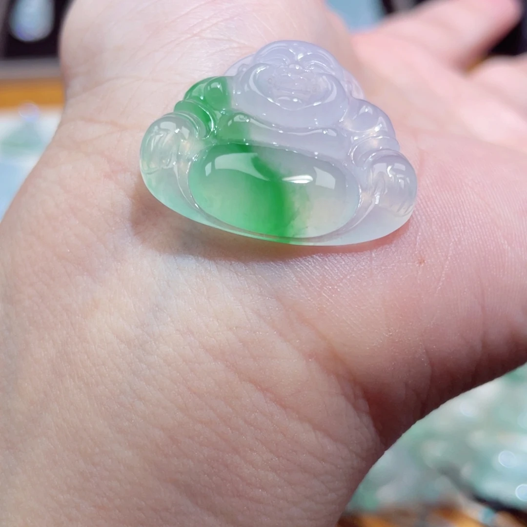 颈饰未镶嵌翡翠佛公