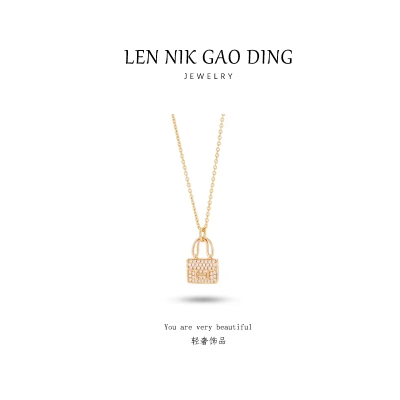 合金项链 lennik/lennik-LN经典轻奢时尚夏日字母包包项链