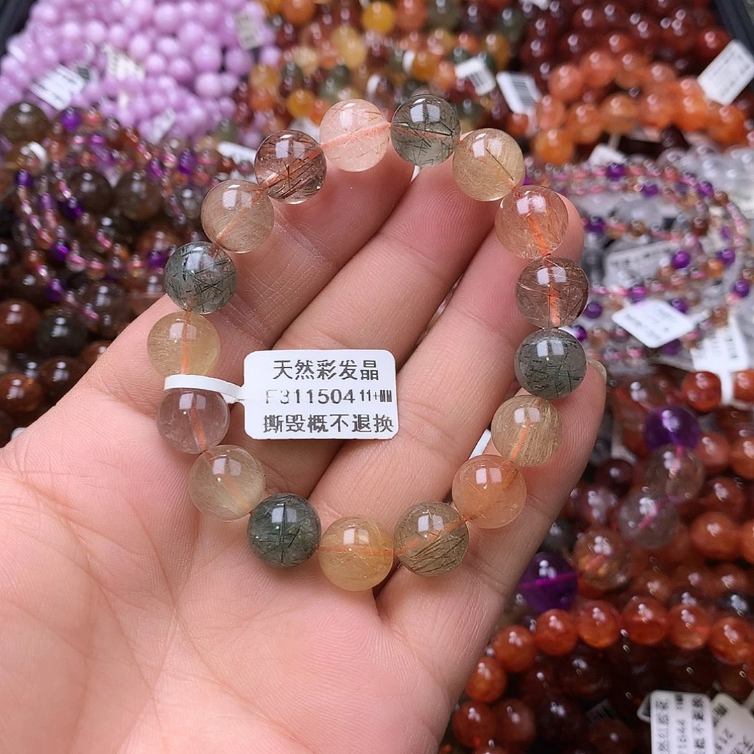 未镶嵌水晶手链，，