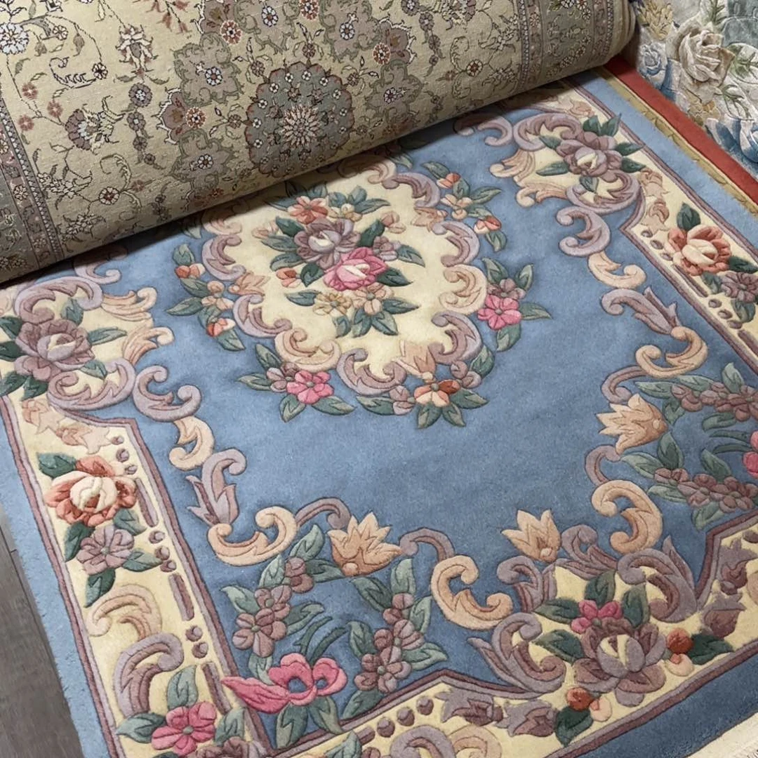 羊毛纯羊毛手工地毯1.2×1.8