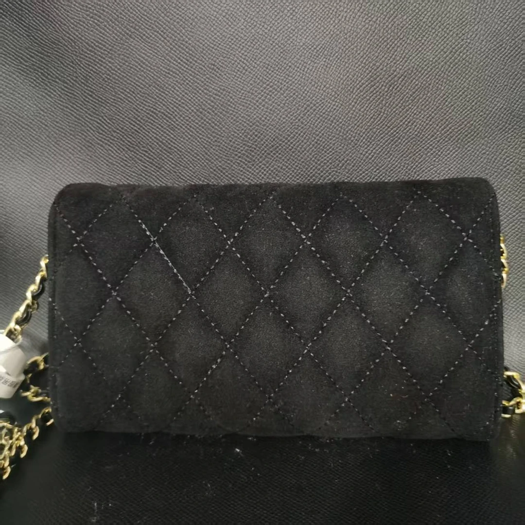 SMVP 高定奢品 潮流真皮新款女包钱包 毛 0308 黑色