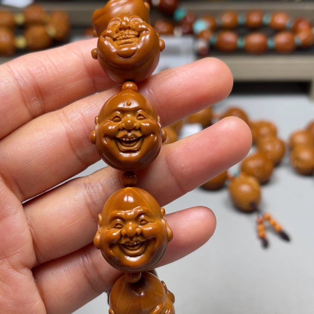 吊坠橄榄核定制笑口常开，没有现货