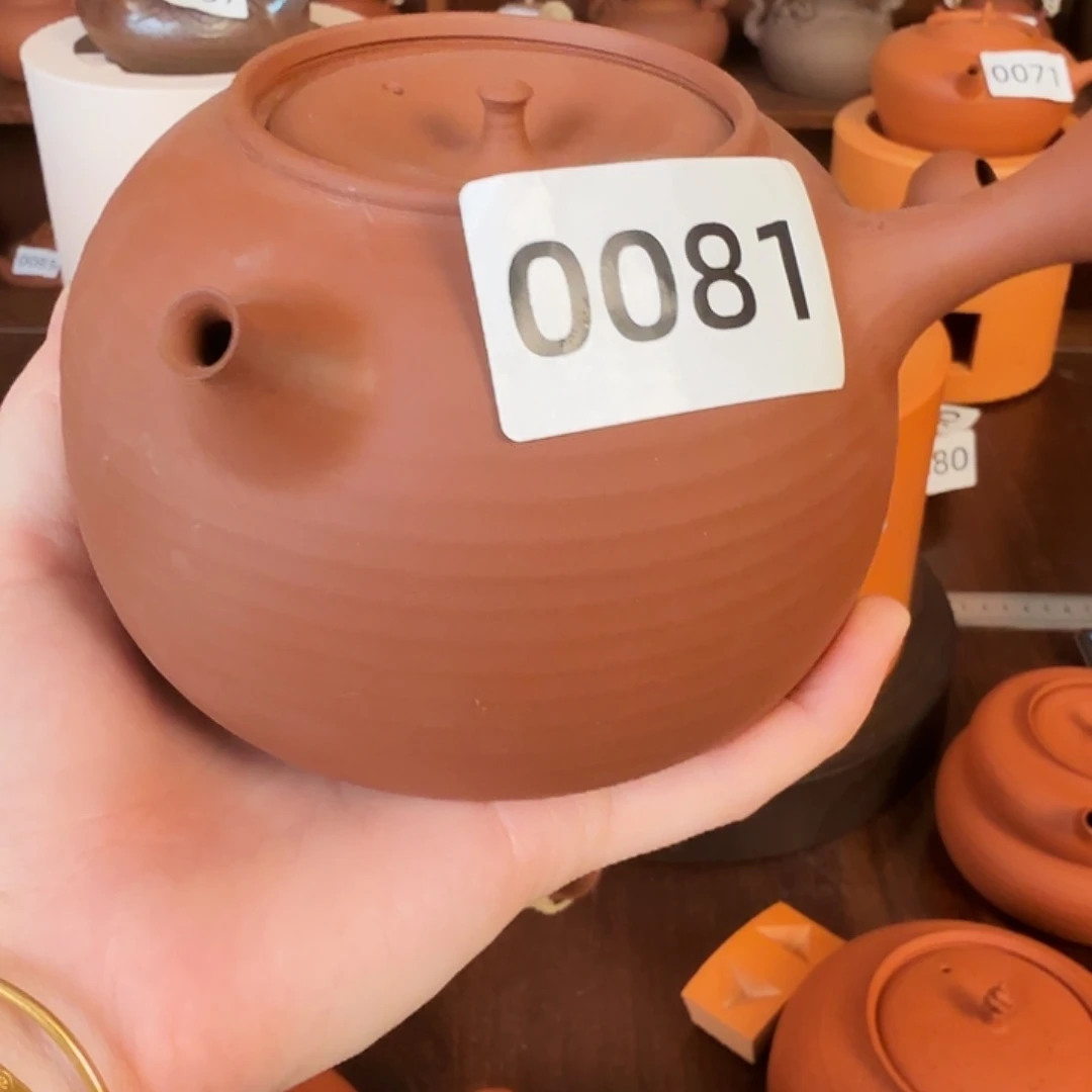红泥潮州全手工砂铫壶